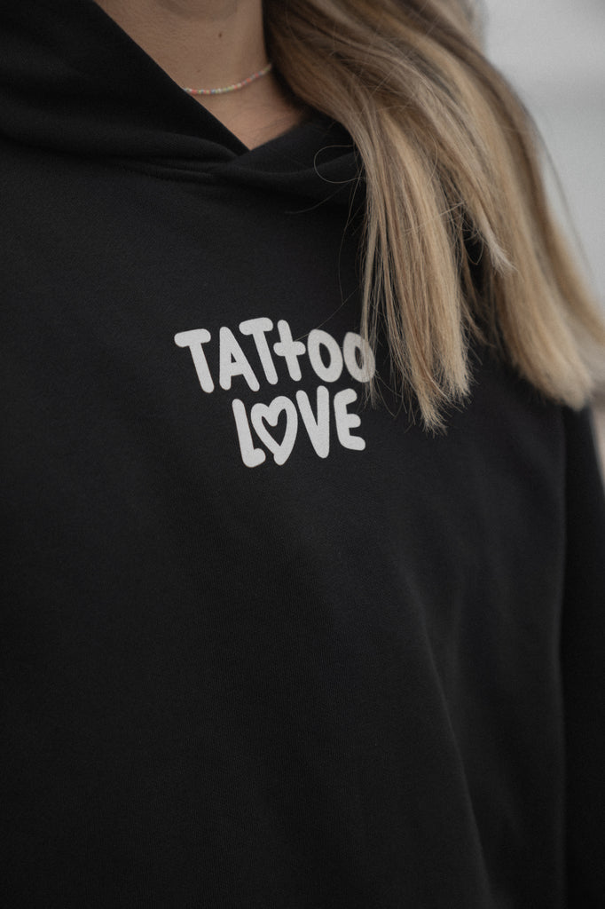 Tattoo Love Hoodie Oversized