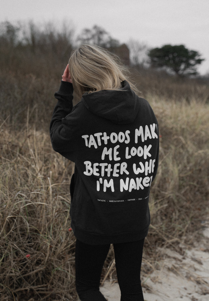 Tattoo Love Hoodie Oversized