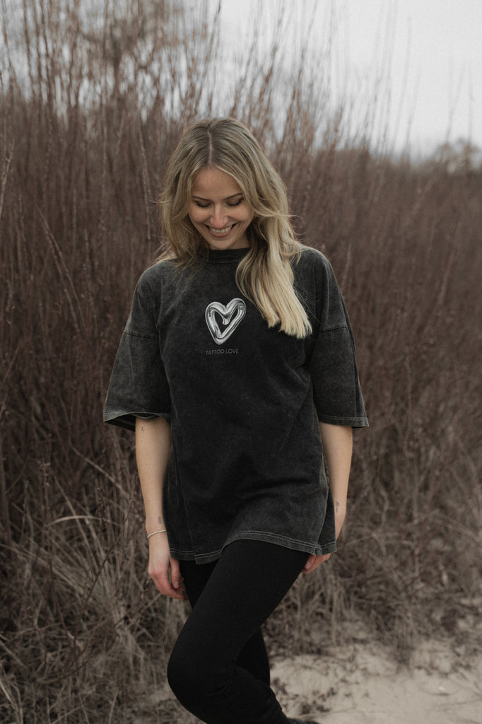 Tattoo Love T-Shirt Stonewashed