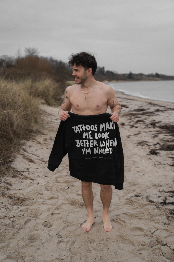 Tattoo Love Hoodie Oversized