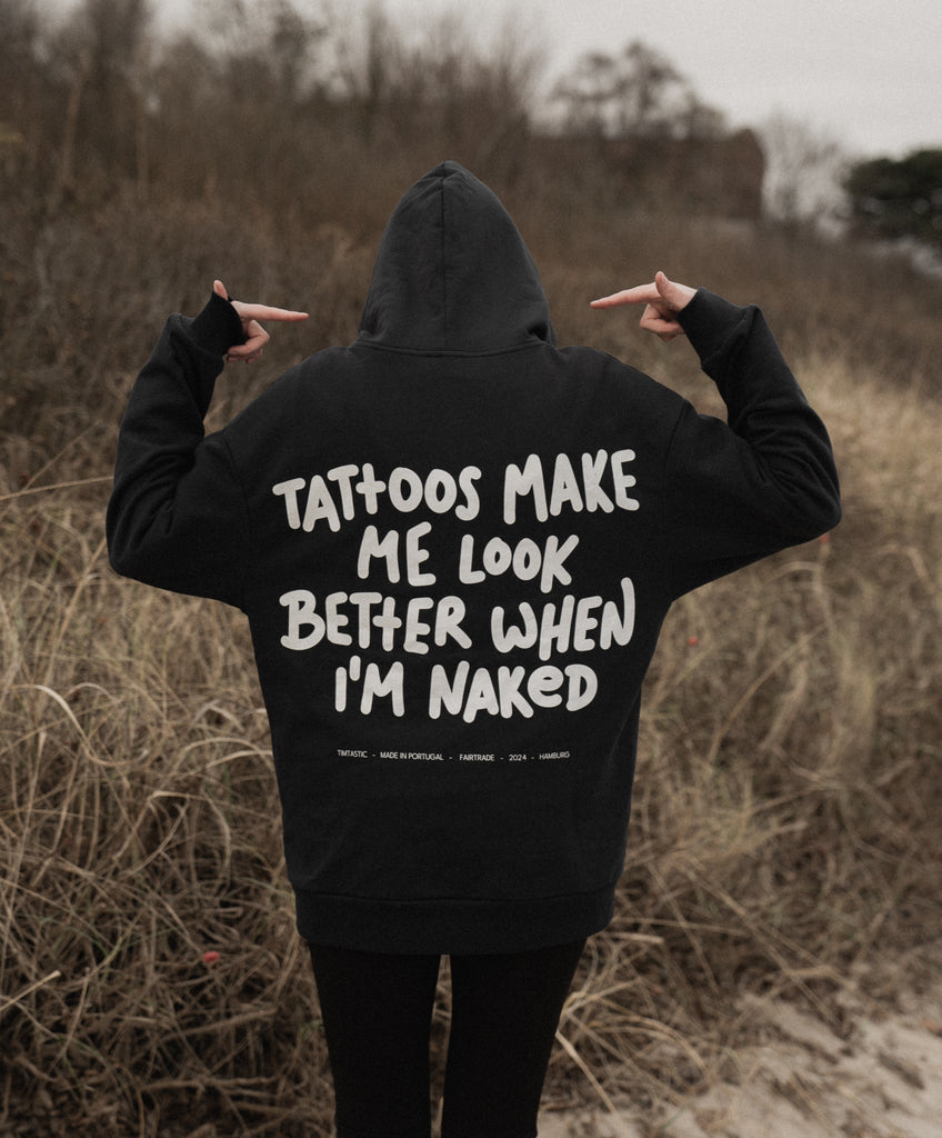 Tattoo Love Hoodie Oversized