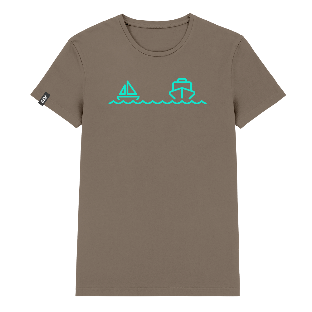 ALSAS - T-Shirt in dessert taupe